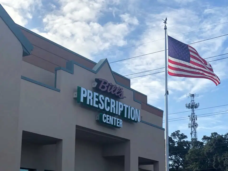 Exterior of Bill’s Prescription Center